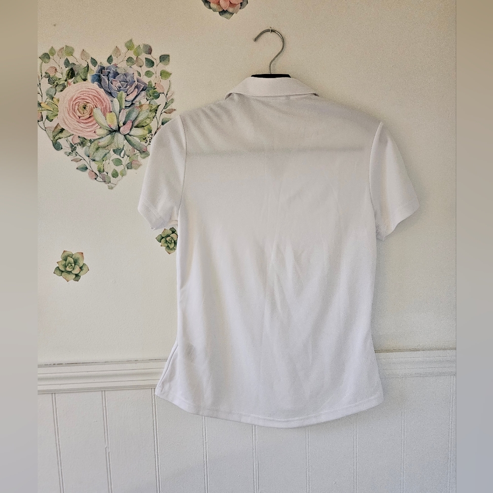 Adidas Primegreen UPF Sun Protection Golf Teniss Shirt Top Breathable Polo - Picture 4 of 6